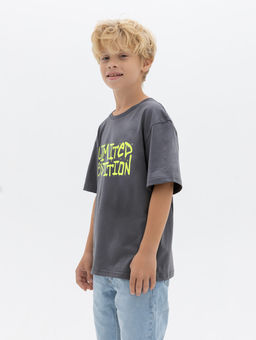 CHILLEASY 220010C-29 Футболка для мальчика, Антрацит