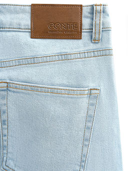 CONTE CON-784 Джинсы wide leg ULTRA-LONG небесно-голубого цвета light blue
