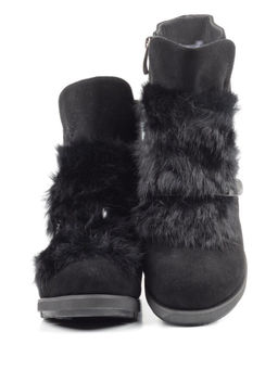 04-907E-7Y1 8J43M Ботинки зимние женские (натуральная замша, натуральный мех)