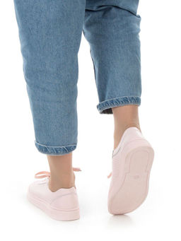 05-PDXL143-3 PINK Кроссовки женские (натуральная кожа) - Фабричный китай фото 3