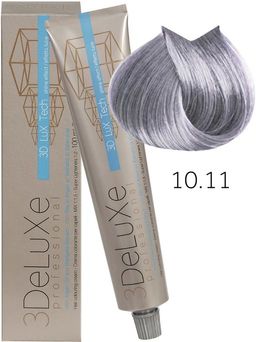 10.11 Крем-краска для волос 3DELUXE PROFESSIONAL ПЛАТИНОВЫЙ БЛОНД ИНТЕНСИВНЫЙ ПЕПЕЛЬНЫЙ