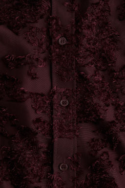 Camisa en tejido jacquard - H&m фото 4