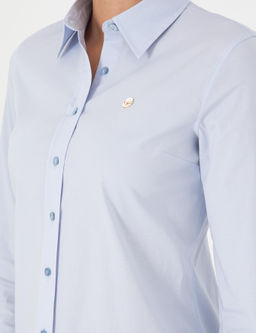 A__k Mavi Slim Fit Uzun Kollu G_mlek - Pierre cardin фото 7