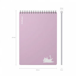 Цена за 4 шт. Блокнот с пластиковой обложкой на спирали ErichKrause Brave cats, фиолетовый, A5, 80 листов, клетка фото 5