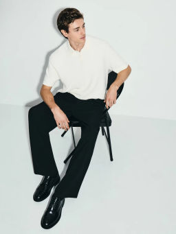 Джемпер поло текстурной вязки / Zarina