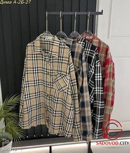 Рубашка женская в клетку - Bruno фото 5