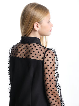 Платье для девочки праздничное нарядная форма детская одежда UD 7848 черный - Mini maxi фото 4