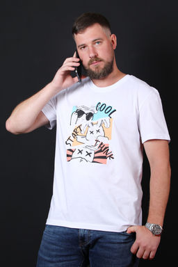 Футболка Berchelli 88007 из хлопка  фото 6