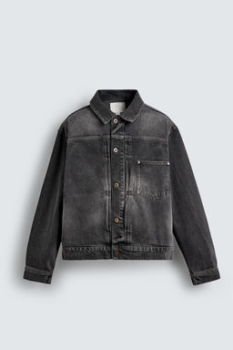 WASHED-EFFECT DENIM JACKET - Zara фото 7