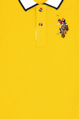 U. S. Polo Assn / Базовая футболка Saffron для мальчиков - U.s. polo assn фото 4