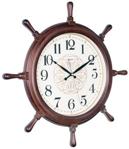Настенные часы Mirron штурвал темно коричневые P8989ABDB