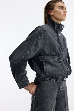 Oversized denim jacket - H&m фото 4