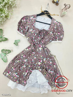 Женское платье в цветочек - Bruno фото 6