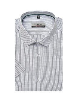 Сорочка мужская короткий рукав GREG 144/201/6137/Z/1p