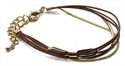 Браслет PR3289 кофе/золото