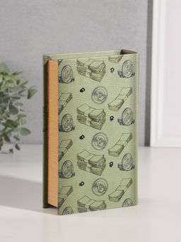 Шкатулка книга - сейф «Накопления, сбережения и вклады», дерево, искусственная кожа, тиснение, 21×13×5 см