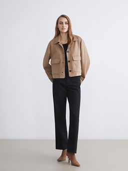 G?mlek Yaka S?et Kad?n Ceket