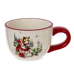 Набор чашка и блюдце "Лошадь", 1, 175 мл, L15 W15 H7 см