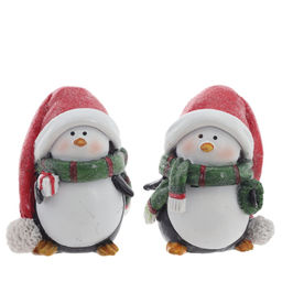 Фигурка декоративная "Пингвин", L5 W5 H6,5 см, 2в.