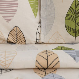 Постельное бельё Этель дуэт Foliage 143*215 см - 2 шт, 220*240 см, 70*70 см -2 шт, бязь  фото 4