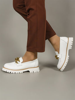 Лоферы женские/ Броги K-S-2281-1 White - Piniolo фото 5