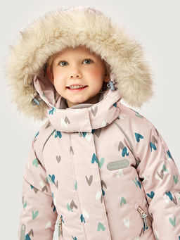 Костюм 7з1026 пудра/кофе