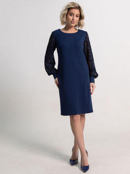 Платье Шарли (темно-синее) П15251-18М - Lt collection фото 8