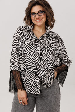 Блуза ANELLI 1801 зебра