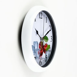 Часы настенные классические «Эстер», плавный ход, d=20 см, циферблат d=17 см