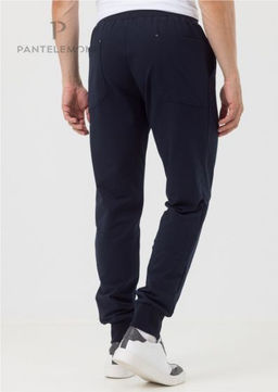 Мужские брюки зауженные из футера PDB-240