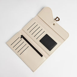 Кошелёк на молнии, цвет бежевый - Nazamok фото 5