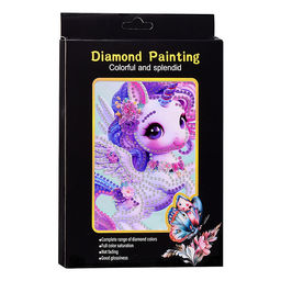 Мозаика алмазная "Единорожка" 15*20см
