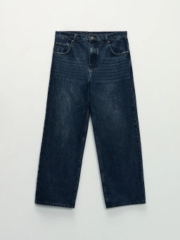 Джинсы relax fit с эффектом стирки / Zarina