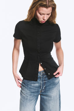 Top de algod?n ajustado - H&m фото 6