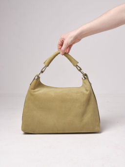 Замшевая сумка Deboro 30900 киви