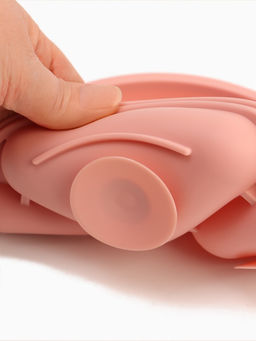 Тарелка детская секционная, 3 секции, розовый, Mum&Baby