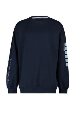 TRENDYOL MAN Siyah Oversize/Genis Kesim Yaz? S?rt Bask?l? Sweatshirt TMNAW22SW0801 - Trendyolmilla фото 6