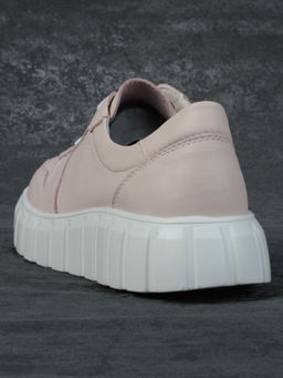 05-PDA96-2 LT. PINK Кроссовки женские (натуральная кожа)