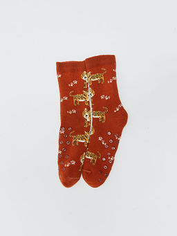 Desenli Erkek ?ocuk Soket ?orap 3l? - Waikiki фото 3