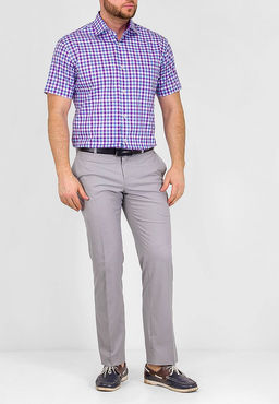 Сорочка мужская короткий рукав GREG 725/101/5473/Z/1  фото 4