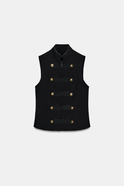 CHALECO ALAMARES / Negro - Zara фото 5