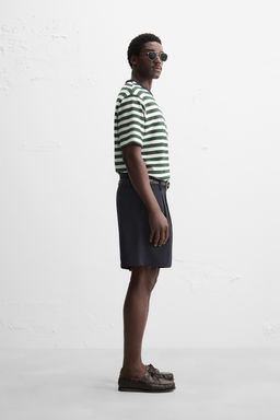 STRIPED JACQUARD T-SHIRT - Zara фото 4