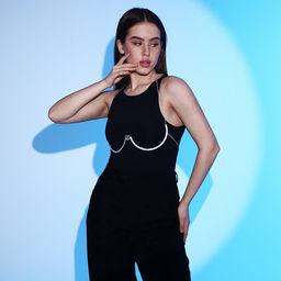 Украшение под грудь со стразами, с цепочкой - Страна карнавалия фото 3