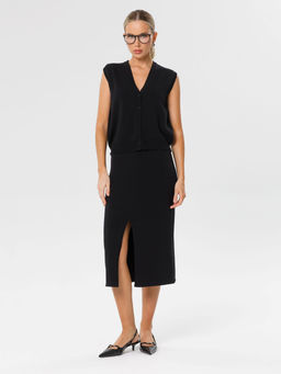 Юбка вязаная