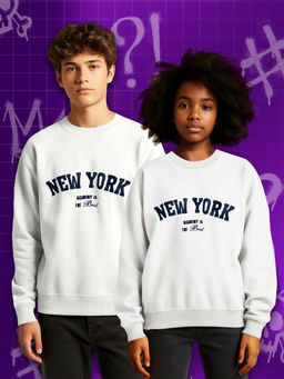 Свитшот "New York",белый