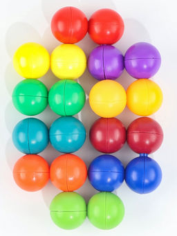 Цена за 2 шт. Развивающая игрушка Шарики
