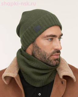LL 131 PE 131 Комплект мужской флис (шапка+снуд) (57-59)