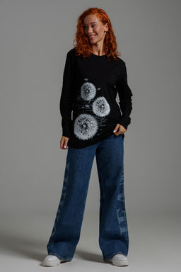 8543 Футболка с длинным рукавом женская