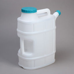 Канистра пищевая «Бочонок», 20 л, пластиковая, со сливом, белая