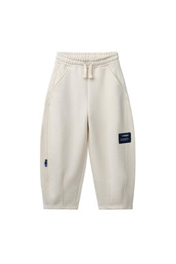 BARREL PLUSH TROUSERS WITH LABEL - Zara фото 5